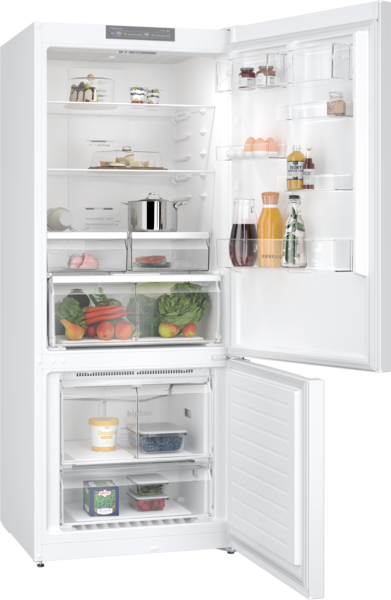 BD3076WEVN Alttan Donduruculu Buzdolabı 186 x 75 cm Beyaz