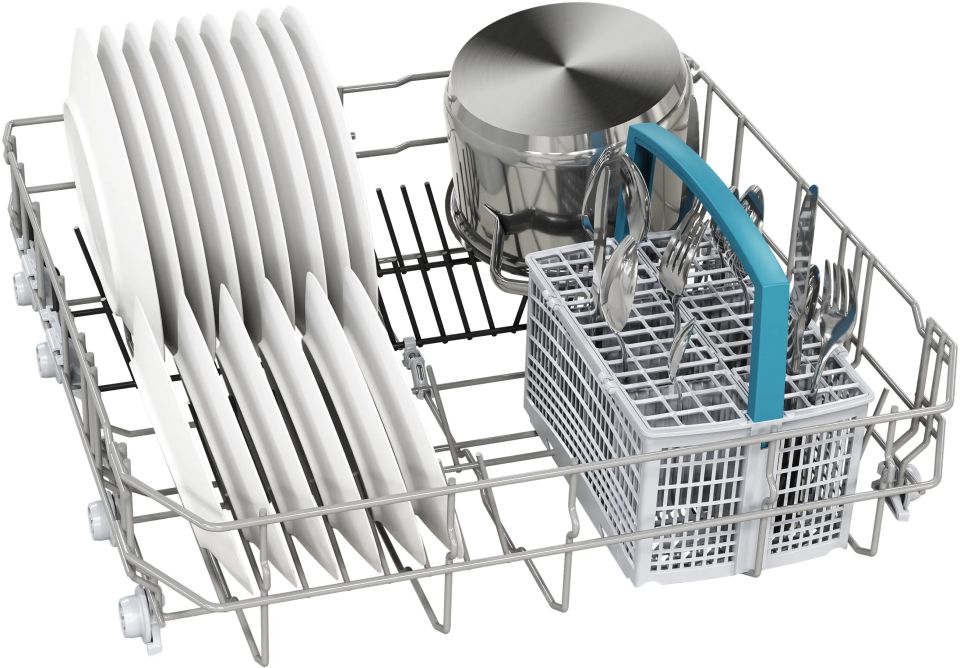 BMS481E3 Solo Bulaşık Makinesi 60 cm Paslanmaz çelik parmak izi tutmaz