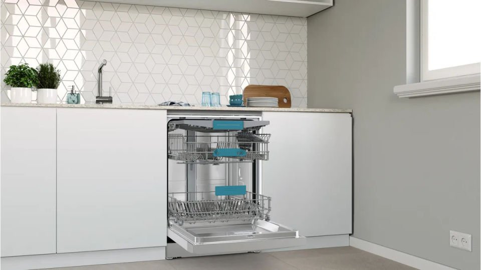 BMS581V1 Solo Bulaşık Makinesi 60 cm Paslanmaz çelik parmak izi tutmaz