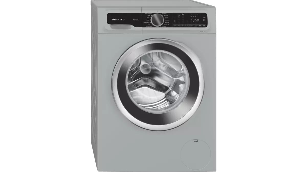 CGA242XSTR Çamaşır Makinesi 9 kg 1200 dev./dak., Gümüş