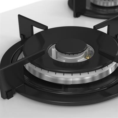 FERRE RS036 75 Cm Beyaz Ankastre Cam Ocak