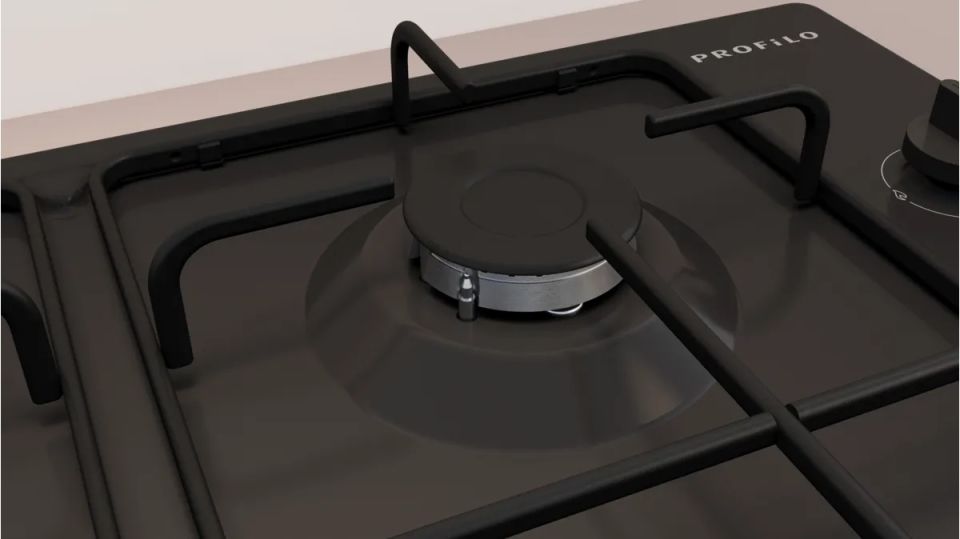 OD36K6B80D Gazlı Ocak 60 cm Siyah