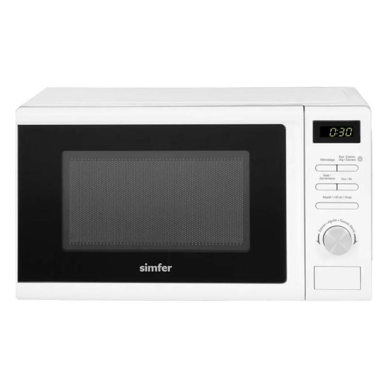Simfer SK 4602 Dijital Mikrodalga Fırın, 700W, 20 Litre, Beyaz
