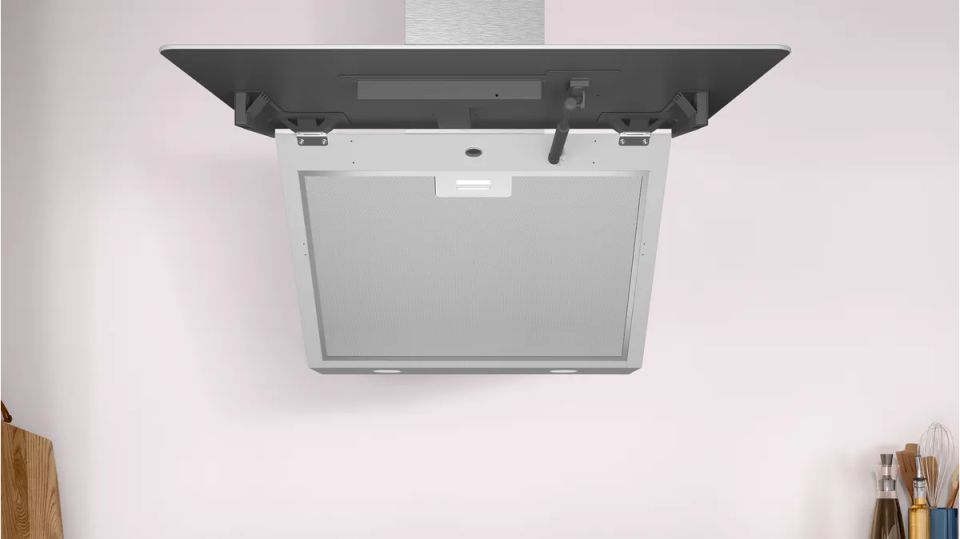 DVK6J629 Duvar Tipi Davlumbaz 60 cm Beyaz Cam Yüzey