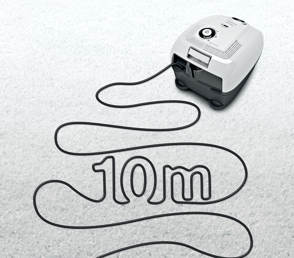 PSU7HIJ Toz Torbalı Süpürge Beyaz