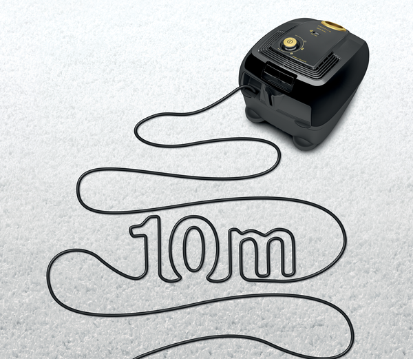 PSU7POW Toz Torbalı Süpürge Siyah