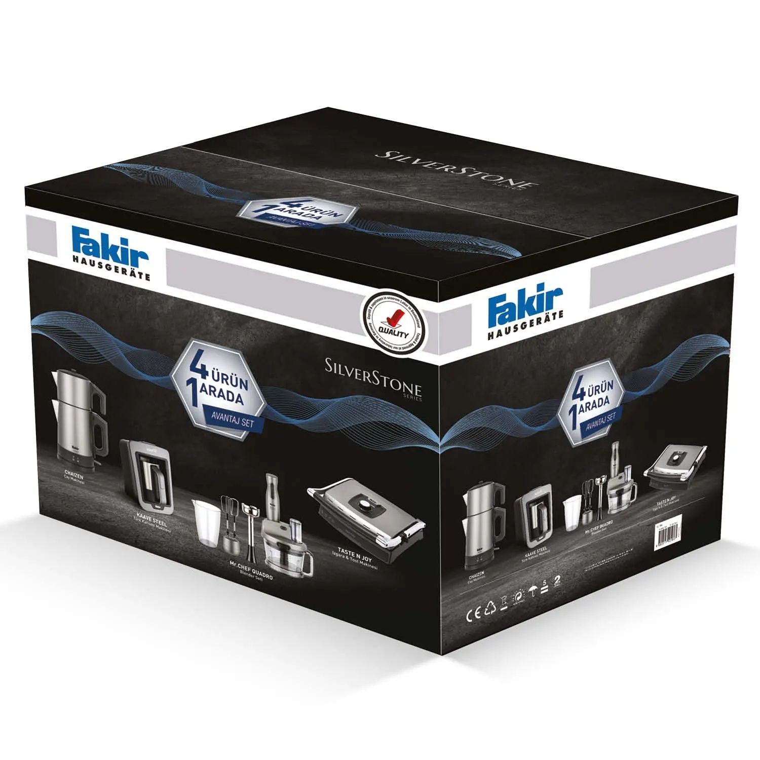 Fakir 4'lü Avantaj Paket Silver Stone Seri