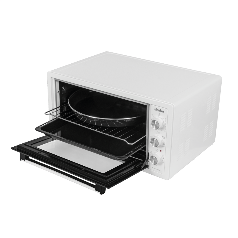 Simfer 4552 Turbo Beyaz Midi/Mini Fırın, 1400W, 45 Litre