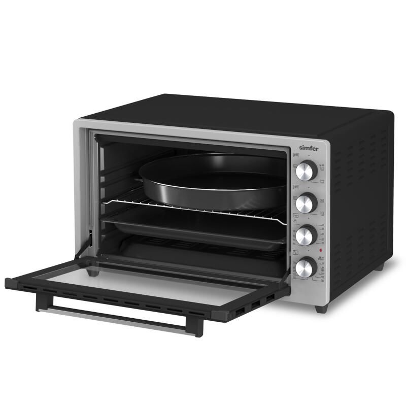 Simfer 7033 İnox Gri 70 Litre Pro Turbo Midi/Mini Fırın, 2000W